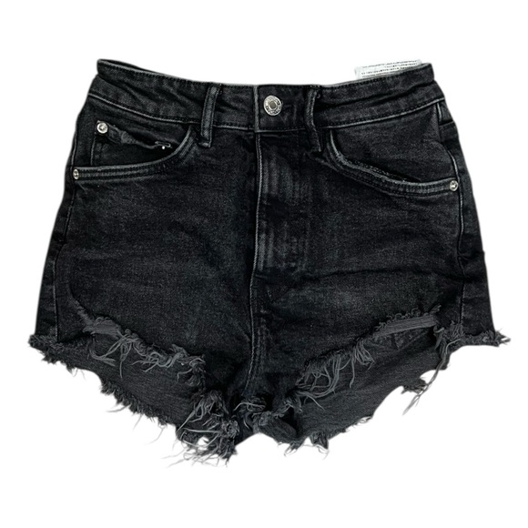 Zara Pants - Zara Black Distressed cutoff Jean Shorts denim casual every day summer